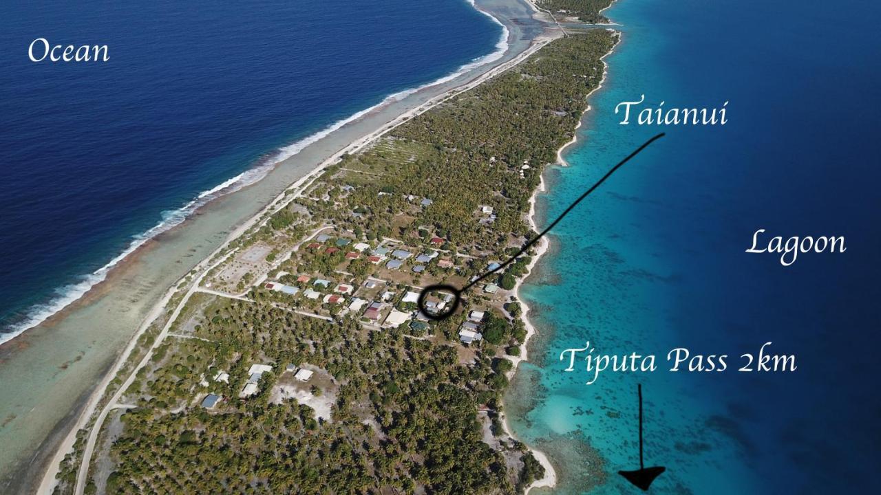 Chez Taia Et Vero Tiputa Exteriör bild